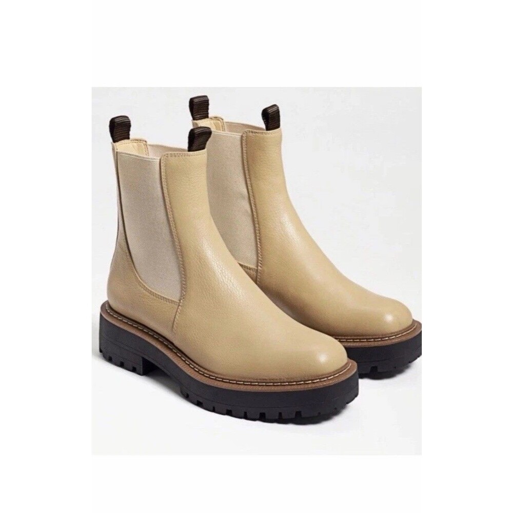 Sam Edelman Laguna Sesame Chelsea Boot Lug Heel Size 10 NWOB